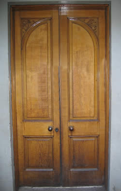 The Lodge of Edinburgh (Mary's Chapel) – Carved Oak Doors The Lodge of Edinburgh (Mary's Chapel) – Carved Oak Doors
